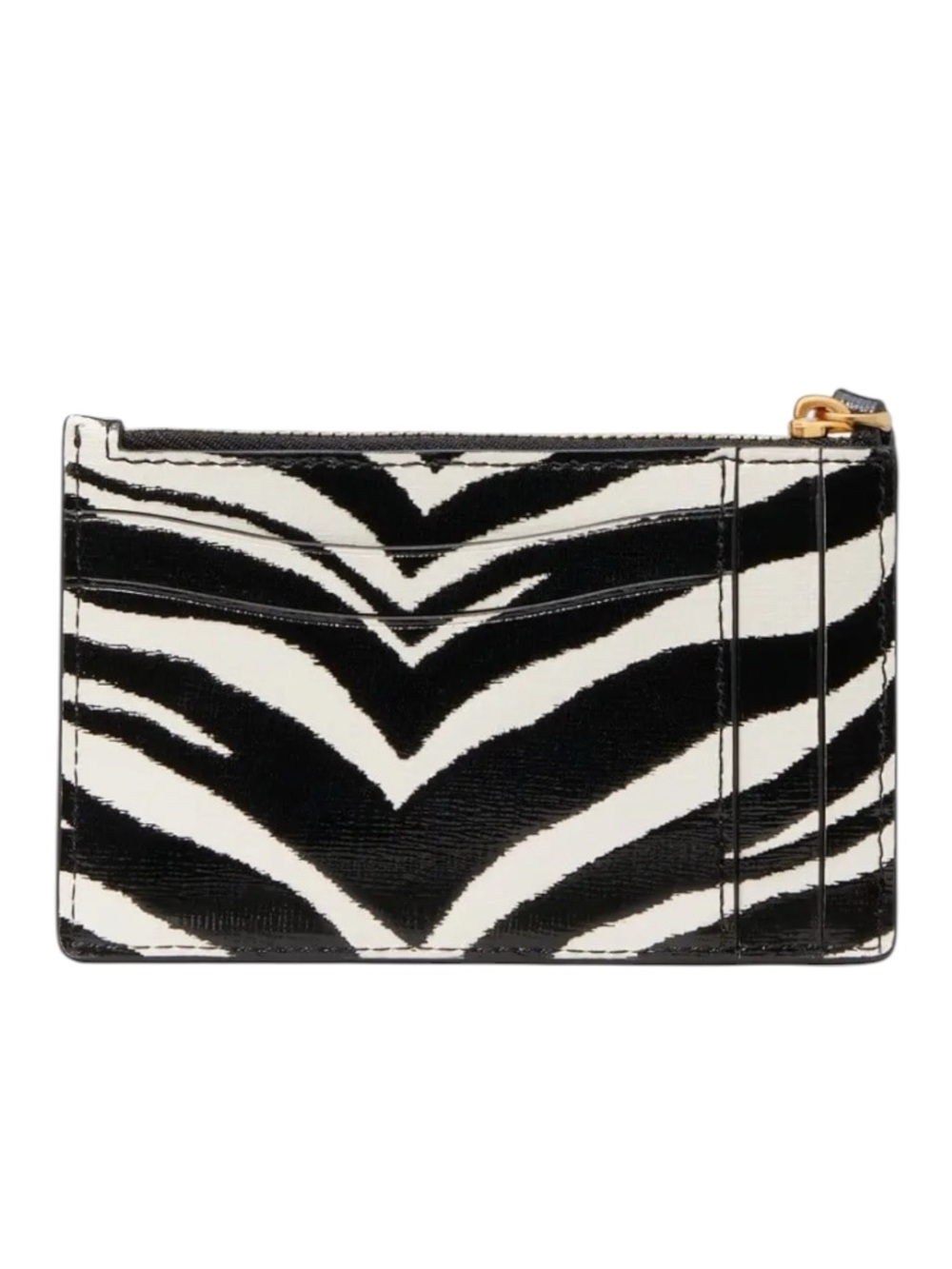 Kate Spade New York Morgan Zebra Print Coin Card Case Wristlet - Picture 3 of 6
